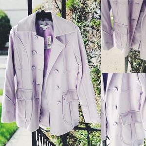 New York and Company Lilac peacoat *NEW*